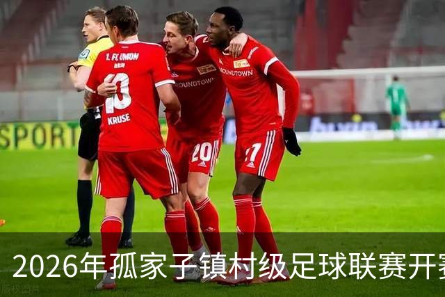 2026年孤家子镇村级足球联赛开赛
